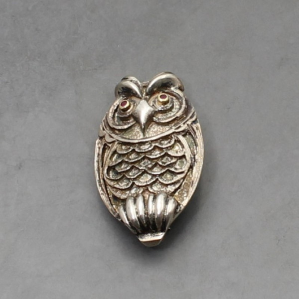Graham Leishman Stewart Silver Owl Brooch